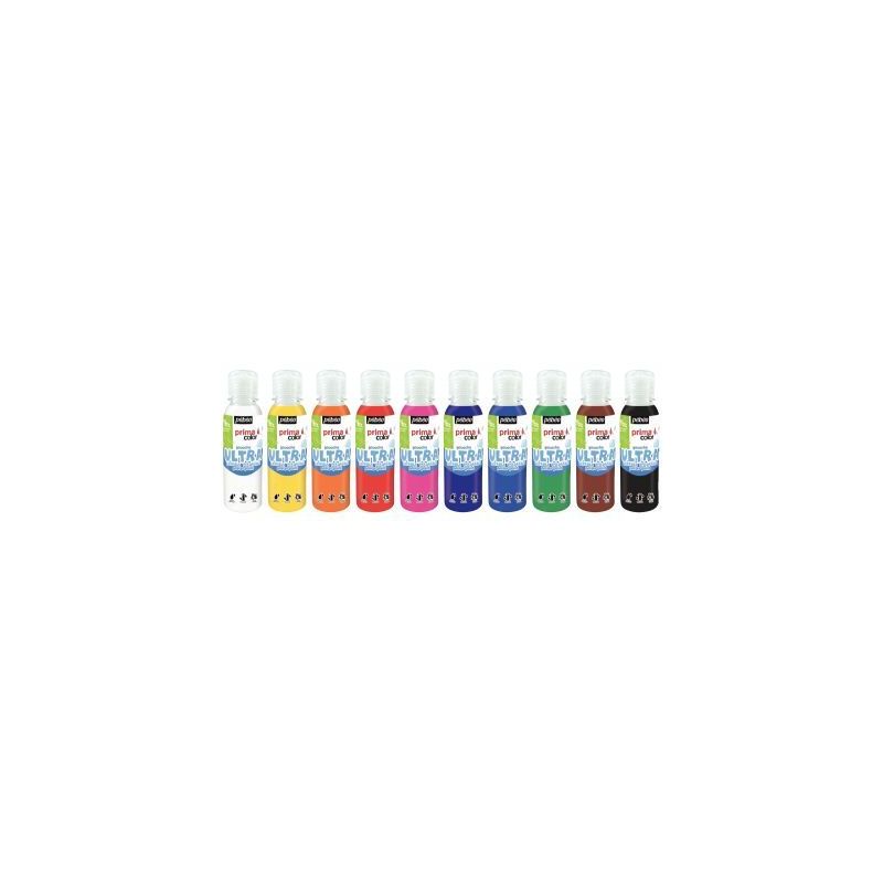 Achetez Lot de 10 flacons 150 ml de gouache liquide ultra lavable Primacolor 075330 PRIMA COLO PEBEO.. Achetez Lot de 10 flacons 150 ml de gouache liquide ultra lavable Primacolor 075330 PRIMA COLO PEBEO..