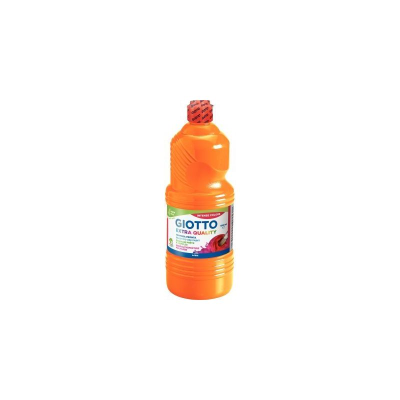 Achetez Flacon de 1L de gouache liquide GIOTTO orange F53340500 GIOTTO pas cher sur Ma Rentrée Scol..