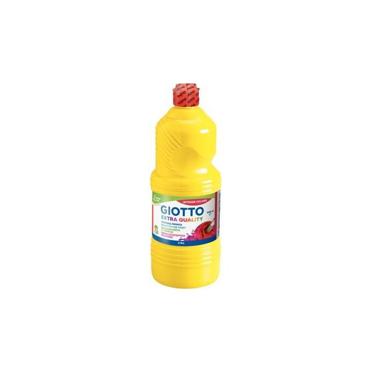 Flacon de 1L de gouache liquide GIOTTO jaune d'or F53340300 GIOTTO