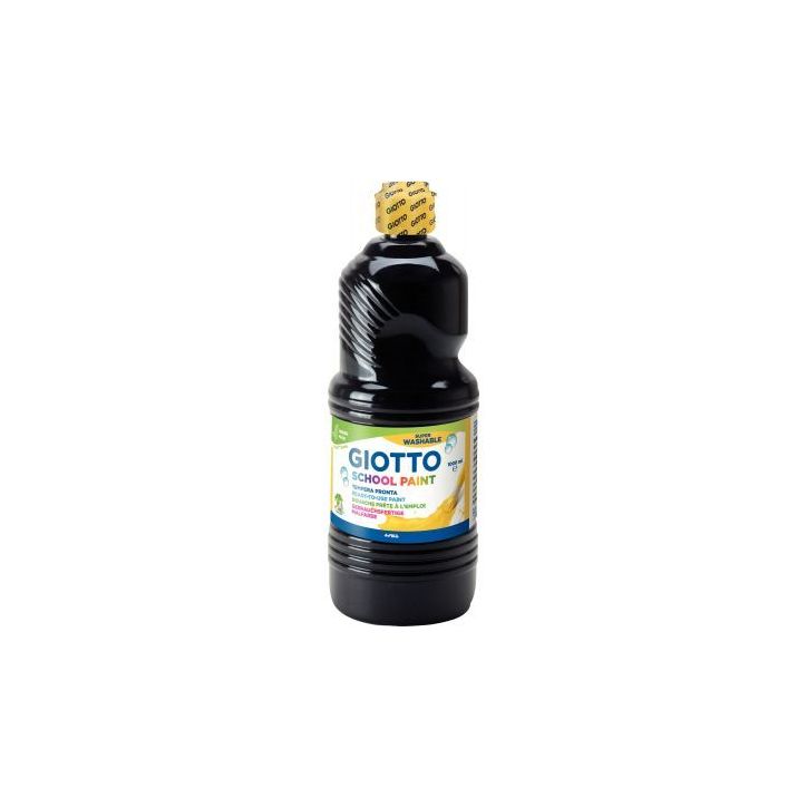 Flacon de 1 Litre de gouache liquide lavable GIOTTO noir F535524 GIOTTO