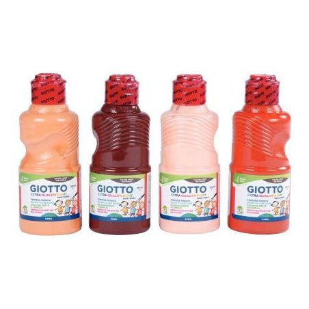 Achetez Lot de 4 flacons 250ml de gouache couleurs de peaux F542800 GIOTTO pas cher sur Ma Rentrée ..