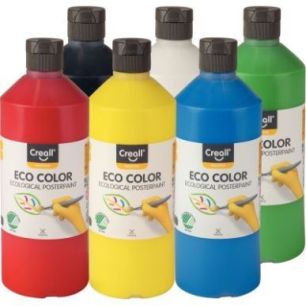 Achetez Carton de 6 flacons 500ml de gouache biologique Creall Eco Color 32231 CREALL pas cher sur M..