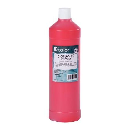 Achetez Flacon 1 litre de gouache liquide économique O'COLOR rouge vermillon 0591 O'COLOR pas cher ..
