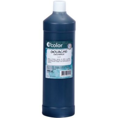 Achetez Flacon 1 litre de gouache liquide économique O'COLOR noir 07874 O'COLOR pas cher sur Ma Ren..