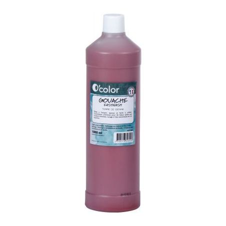Achetez Flacon 1 litre de gouache liquide économique O'COLOR marron 07883 O'COLOR pas cher sur Ma R..