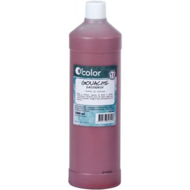 Achetez Flacon 1 litre de gouache liquide économique O'COLOR marron 07883 O'COLOR pas cher sur Ma R..