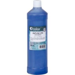 Achetez Flacon 1 litre de gouache liquide économique O'COLOR bleu foncé 07884 O'COLOR pas cher sur..