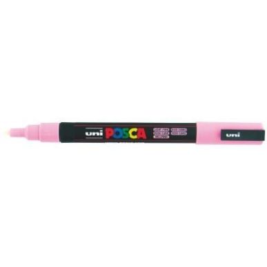 Achetez Marqueur pointe fine conique rose clair PC3M REC POSCA UNIBALL pas cher sur Ma Rentrée Scol..