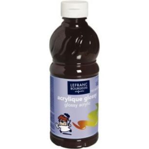 Achetez Flacon 500ml d'acrylique Glossy Lefranc Bourgeois, chocolat 188148 COLOR AND  LEFRANC & BOUR..