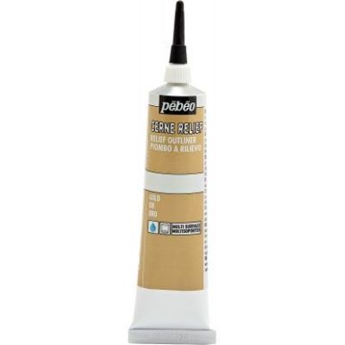 Achetez Tube à canule cerne relief 37 ml  Or 773037 PEBEO pas cher sur Ma Rentrée Scolaire