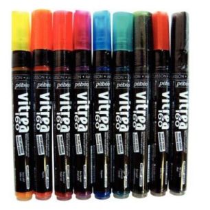 Achetez Pochette de 9 feutres à porcelaine, couleurs assorties 118100 PEBEO pas cher sur Ma Rentré..