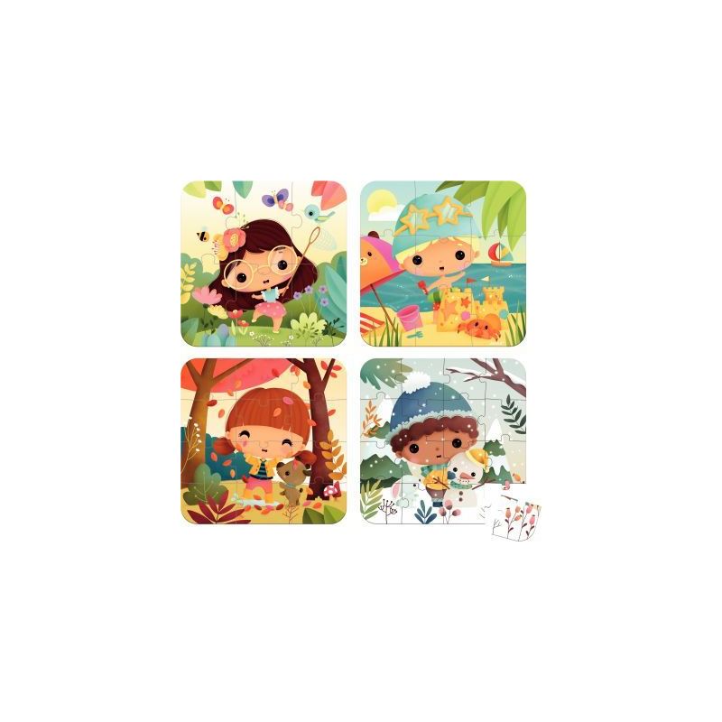 Achetez Boite de 4 puzzles progressifs, les 4 saisons J02542 JANOD pas cher sur Ma Rentrée Scolaire Achetez Boite de 4 puzzles progressifs, les 4 saisons J02542 JANOD pas cher sur Ma Rentrée Scolaire