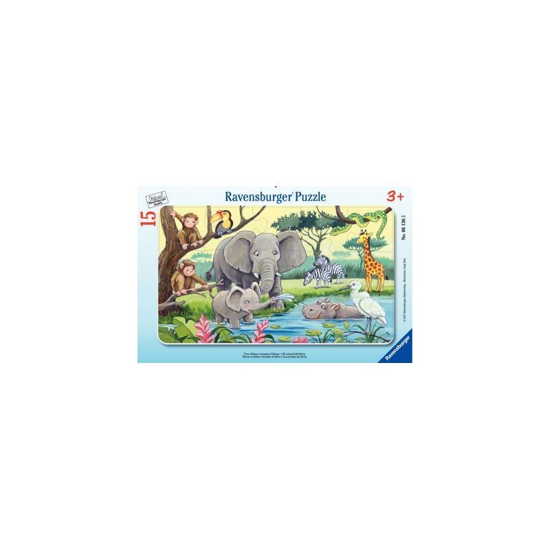 Achetez Puzzle à cadre 15 pièces, les animaux d'Afrique 4005556061365 RAVENSBURGER pas cher sur .. Achetez Puzzle à cadre 15 pièces, les animaux d'Afrique 4005556061365 RAVENSBURGER pas cher sur ..