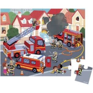 Achetez Puzzle 24 pièces les pompiers J02605 JANOD pas cher sur Ma Rentrée Scolaire