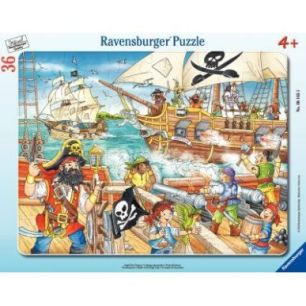 Achetez Puzzle à cadre 36 pièces, l'attaque des pirates 00006165 RAVENSBURGER pas cher sur Ma Rent..