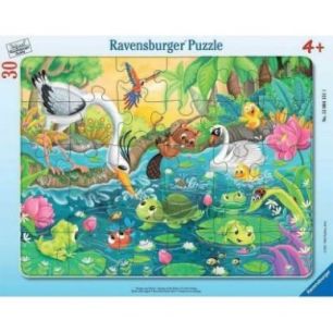 Achetez Puzzle à cadre de 30 pièces, un été à l'étang 12004151 RAVENSBURGER pas cher sur Ma Re..
