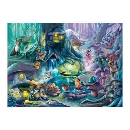 Achetez Puzzle XXL 150 pièces, la forêt enchantée 12004051 RAVENSBURGER pas cher sur Ma Rentrée ..