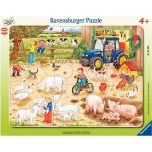 Achetez Puzzle à cadre 40 pièces, la ferme 00006332 RAVENSBURGER pas cher sur Ma Rentrée Scolaire