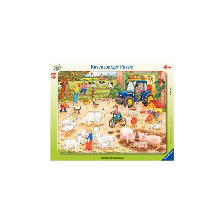 Puzzle à cadre 40 pièces, la ferme 00006332 RAVENSBURGER