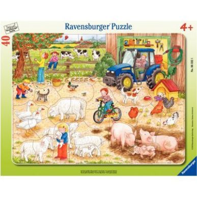 Achetez Puzzle à cadre 40 pièces, la ferme 00006332 RAVENSBURGER pas cher sur Ma Rentrée Scolaire