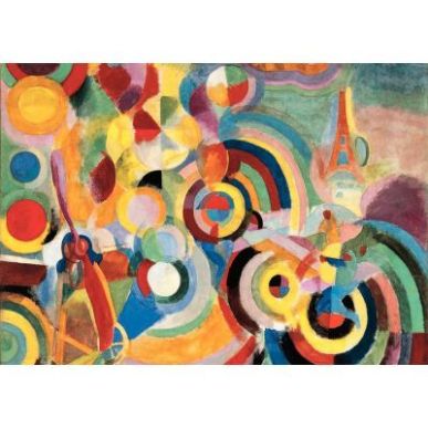 Achetez Puzzle en bois denviron 50 pièces, HOMMAGE A BLERIOT de Robert DELAUNAY K451-50 PUZZLE M...
