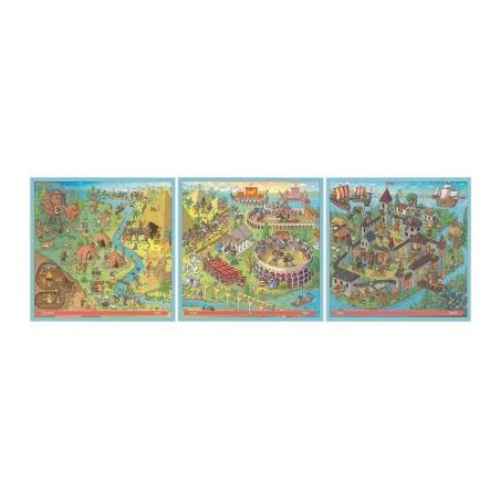 Achetez Boite de 3 puzzles UP progressifs, l'Histoire 12004005 RAVENSBURGER pas cher sur Ma Rentrée..