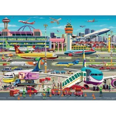 Achetez Puzzle XXL 150 pièces, à l'aéroport 12004134 RAVENSBURGER pas cher sur Ma Rentrée Scolai..