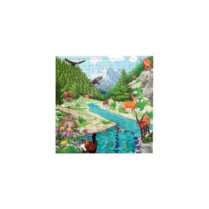 Achetez Puzzle de 81 pièces en bois, la montagne 2203503 pas cher sur Ma Rentrée Scolaire Achetez Puzzle de 81 pièces en bois, la montagne 2203503 pas cher sur Ma Rentrée Scolaire