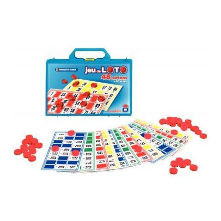 Achetez Coffret comportant 48 cartons de Loto + 90 pions 148 pas cher sur Ma Rentrée Scolaire