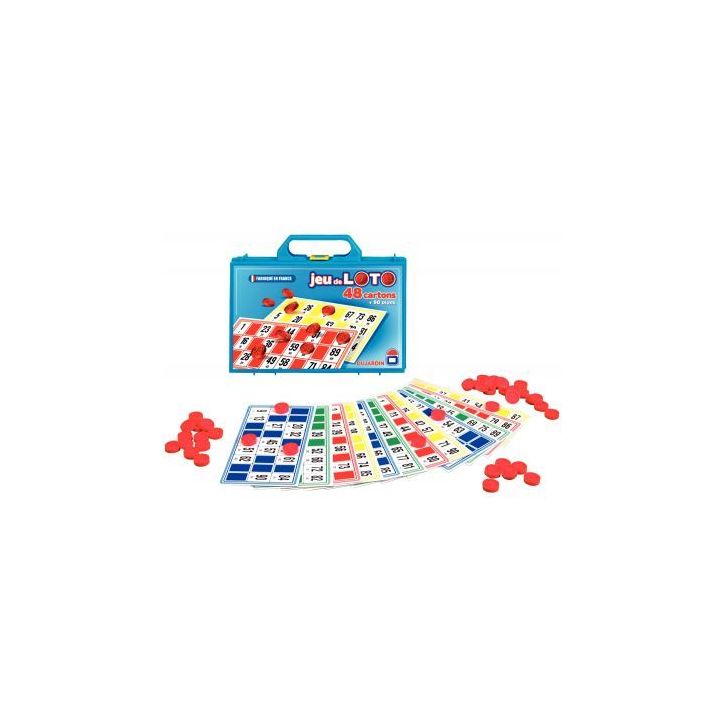 Coffret comportant 48 cartons de Loto + 90 pions 148
