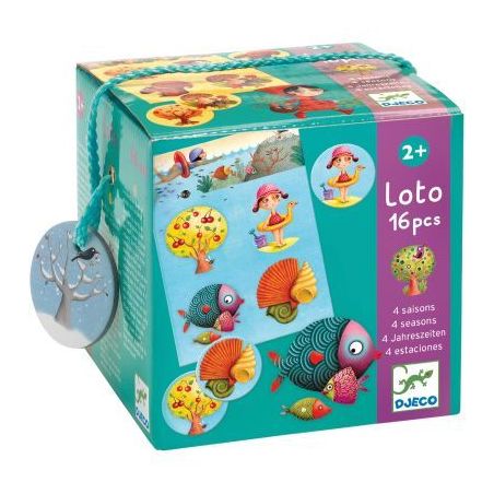 Achetez Loto des 4 saisons 16 pièces DJ08123 DJECO pas cher sur Ma Rentrée Scolaire