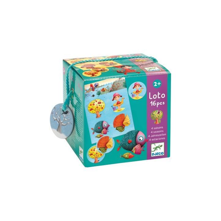 Loto des 4 saisons 16 pièces DJ08123 DJECO