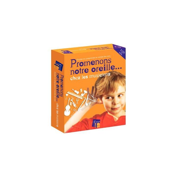 Coffret de 2 CD Promenons notre oreille chez les musiciens 7696 FUZEAU