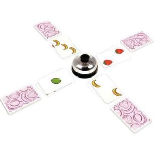 Achetez La boîte "HALLI GALLI" contient 56 cartes, 1 cloche, règle du jeu AMHGS pas cher sur Ma Re..