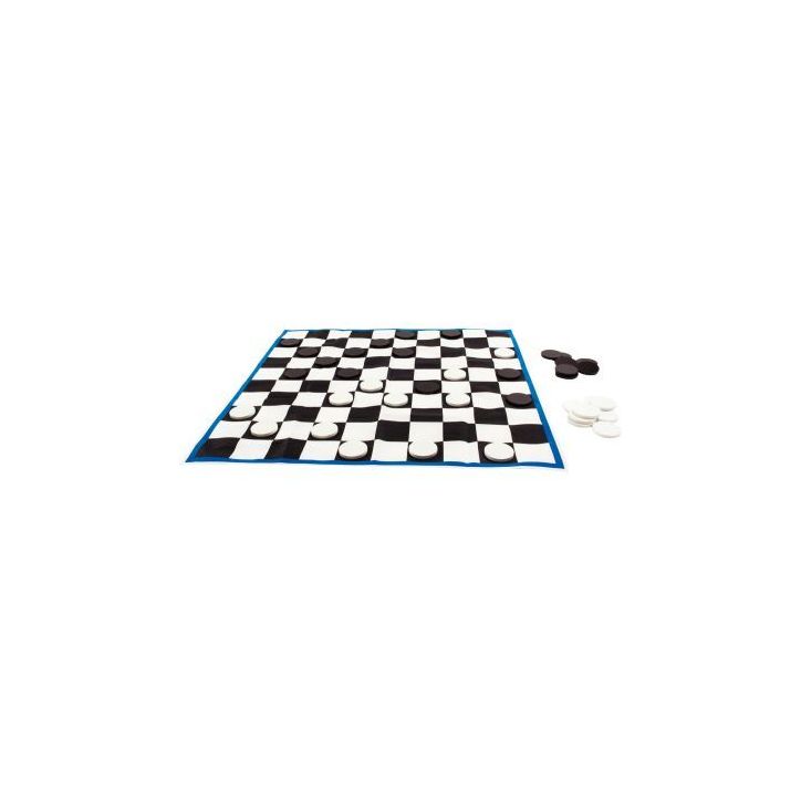 Jeu de dames XXL en tissu GA242