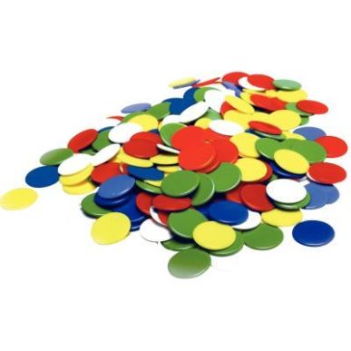 Achetez Sachet de 1000 jetons en plastique opaque diamètre  19mm 134114 pas cher sur Ma Rentrée Sc..