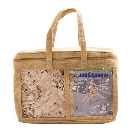 Achetez Sac en toile de jute 400 planchettes JOUECABOIS 3760147600095 JOUECABOIS pas cher sur Ma Ren..