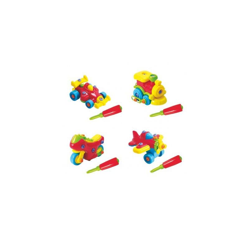 Achetez Lot de 4 véhicules à construire 40221 pas cher sur Ma Rentrée Scolaire