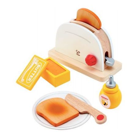Achetez Toaster en bois blanc et accessoires E3148 HAPE pas cher sur Ma Rentrée Scolaire