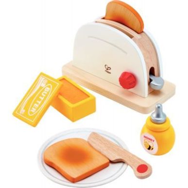 Achetez Toaster en bois blanc et accessoires E3148 HAPE pas cher sur Ma Rentrée Scolaire
