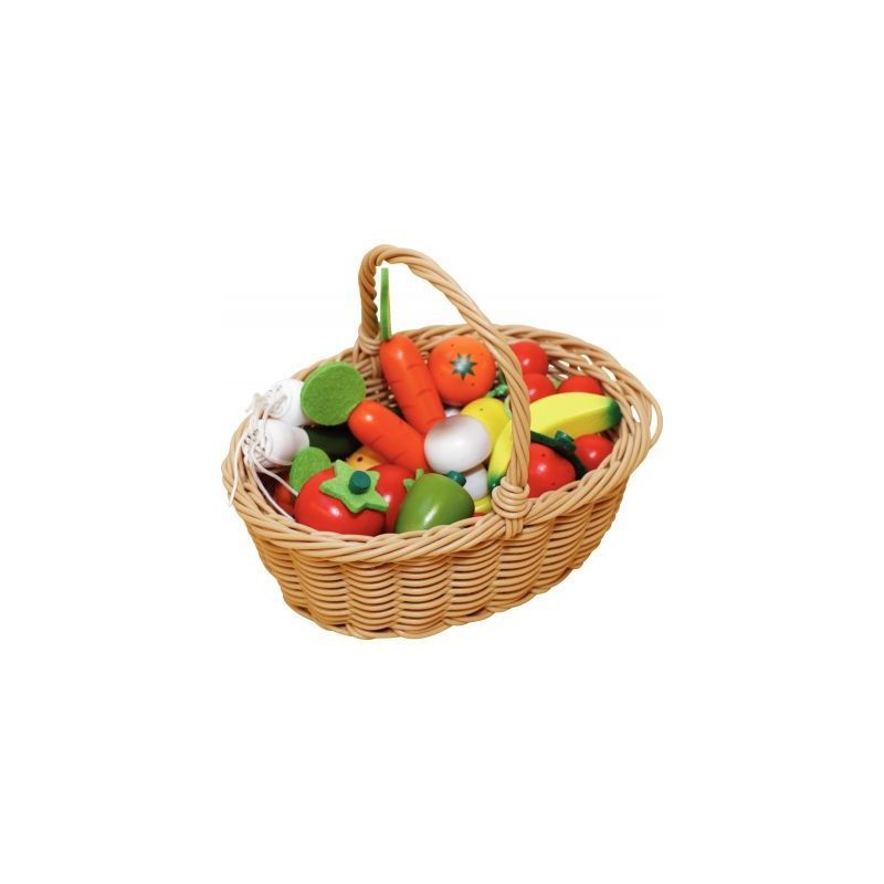 Achetez Panier de 24 fruits et légumes en bois J05620 JANOD pas cher sur Ma Rentrée Scolaire