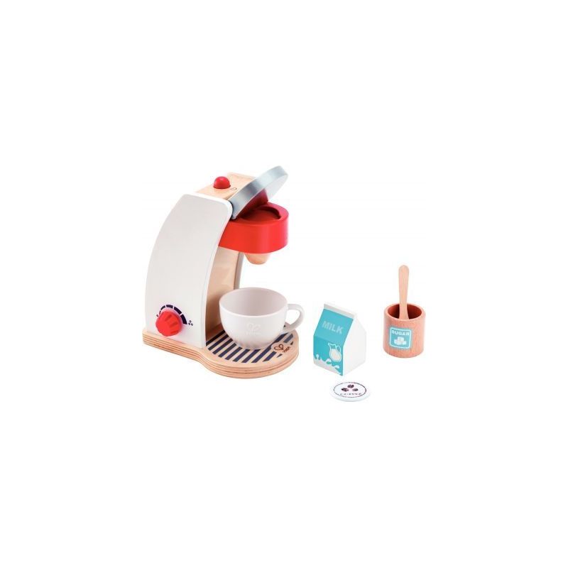 Achetez Machine à  expresso en bois blanc + accessoires E3146 HAPE pas cher sur Ma Rentrée Scolai..