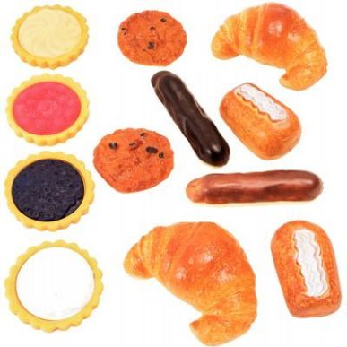 Achetez Sachet de 12 pâtisseries en plastique 41092 pas cher sur Ma Rentrée Scolaire