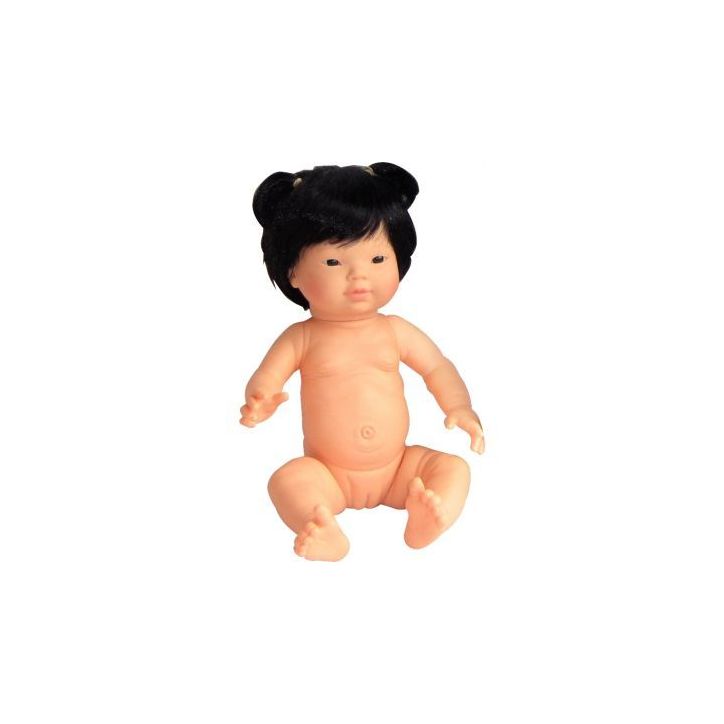 Poupée fille asiatique avec cheveux 42 cm FV 42870 LES PLUMIN