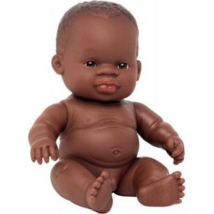 Achetez Poupée garçon africain 21 cm 31143 MINILAND pas cher sur Ma Rentrée Scolaire
