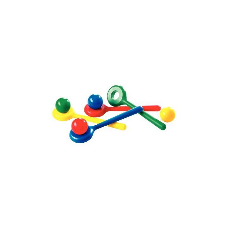 Set de 4 cuillères 34cm + 4 boules assorties 63042