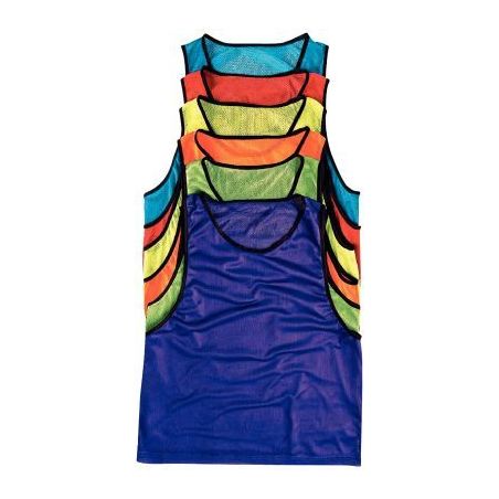 Achetez Lot de 6 Chasubles ajourées - Taille S -  Vert 1503MJ VRT FLUO pas cher sur Ma Rentrée Sco..