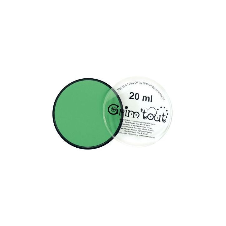 Galet de 20 ml de maquillage aquarellable GRIM'TOUT vert pré GT41203