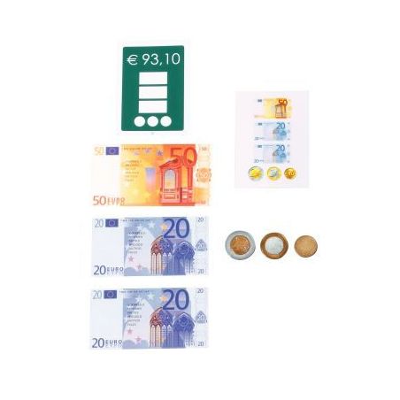Achetez Etui de 25 Cartes plastifiées trés rigides "exercice monnaie N2" 87592 pas cher sur Ma Ren..