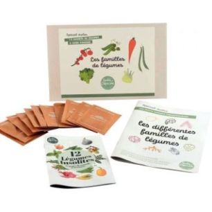 Achetez Coffret de 12 sachets de graines les familles de légumes 142178 pas cher sur Ma Rentrée Sc..